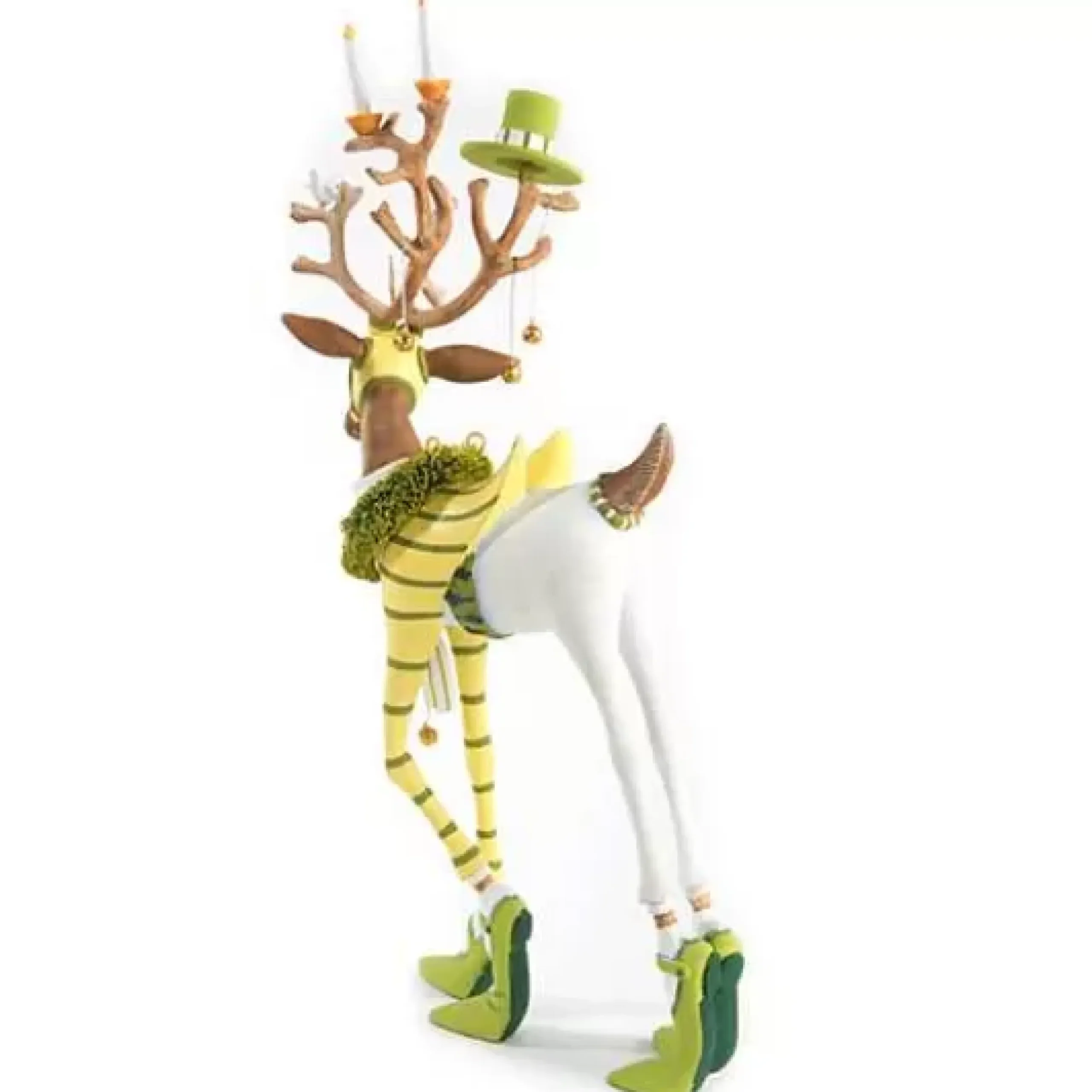 MacKenzie-Childs Patience Brewster Dash Away Prancer Reindeer Figure< Holiday|Room Accents