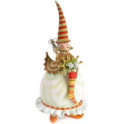 MacKenzie-Childs Patience Brewster Dash Away Mrs. Santa Figure< Holiday|Room Accents