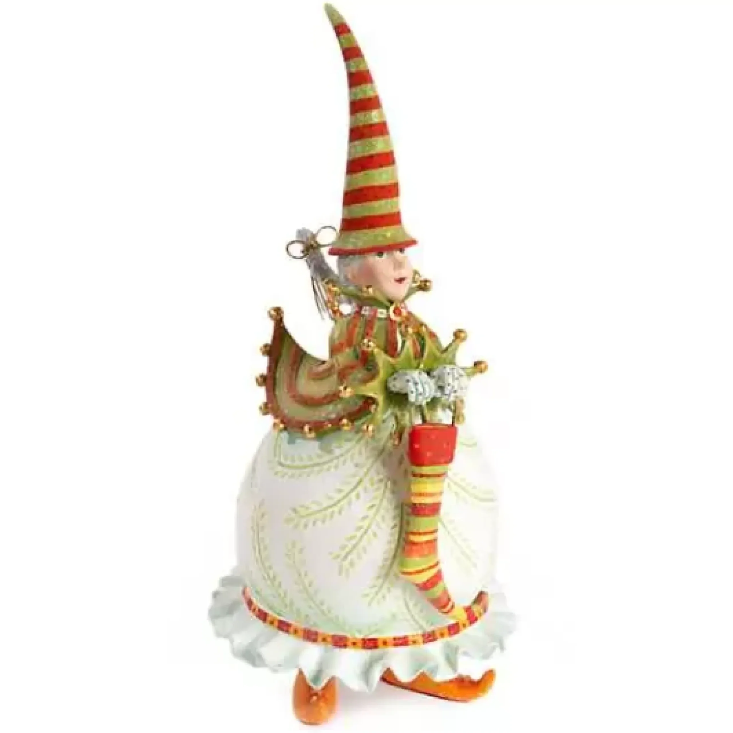 MacKenzie-Childs Patience Brewster Dash Away Mrs. Santa Figure< Holiday|Room Accents