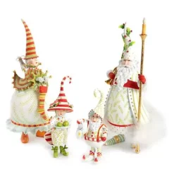 MacKenzie-Childs Patience Brewster Dash Away Mrs. Santa Figure< Holiday|Room Accents