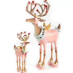 MacKenzie-Childs Patience Brewster Dash Away Cupid Reindeer Ornament< Holiday