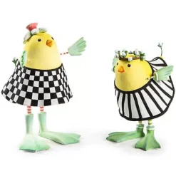 MacKenzie-Childs Patience Brewster Dressed Up Chicks, Set of 2< Easter|Spring