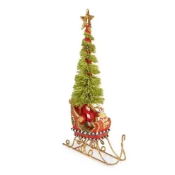 MacKenzie-Childs Patience Brewster Mini Dash Away Sleigh with Tree< Holiday