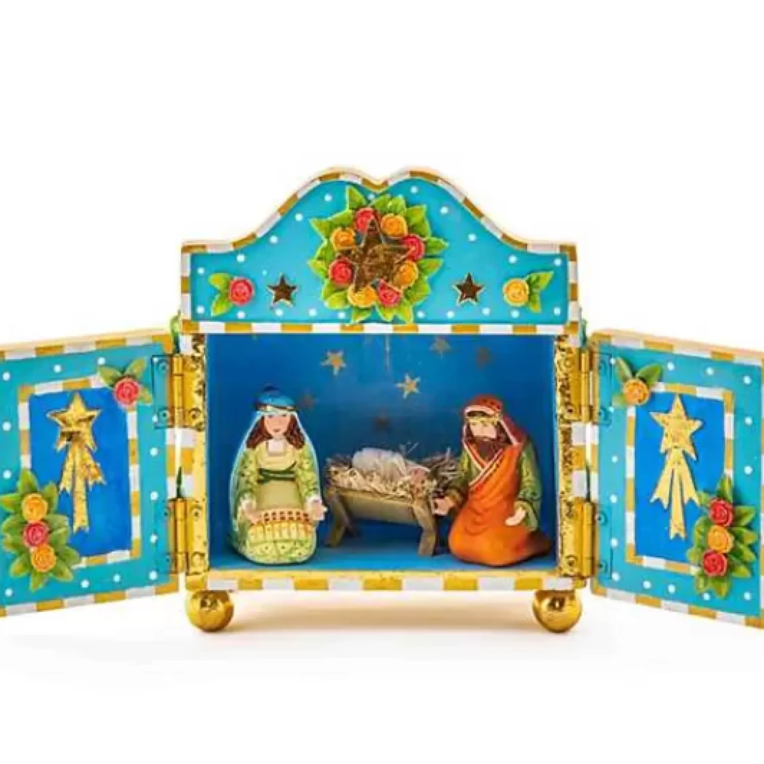 MacKenzie-Childs Patience Brewster Mini Nativity Retablo< Holiday