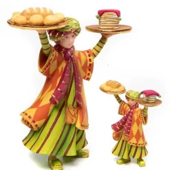 MacKenzie-Childs Patience Brewster Mini Nativity Breadbaker< Holiday|Room Accents
