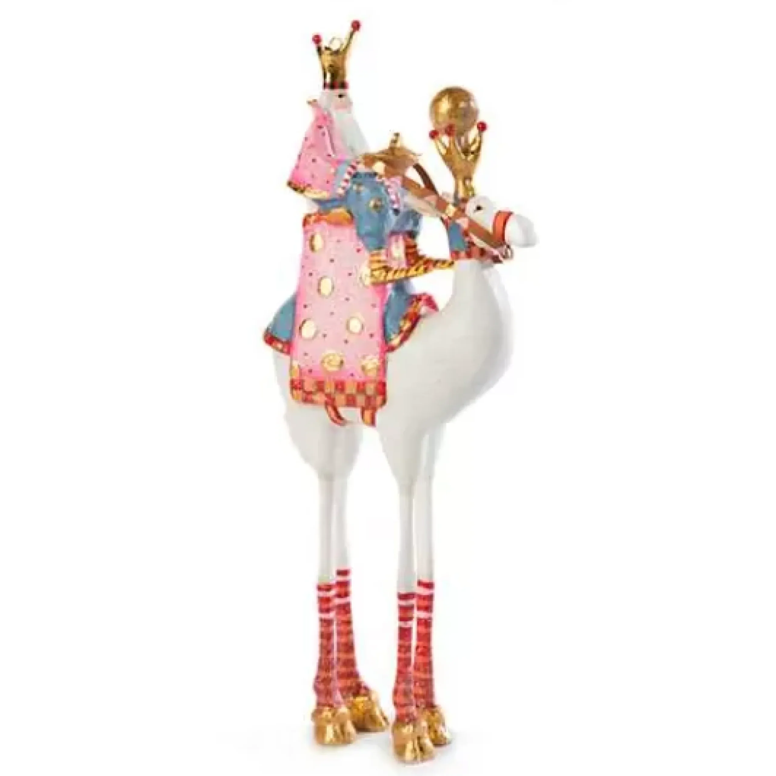 MacKenzie-Childs Patience Brewster Nativity Balthazar on Camel Ornament< Holiday