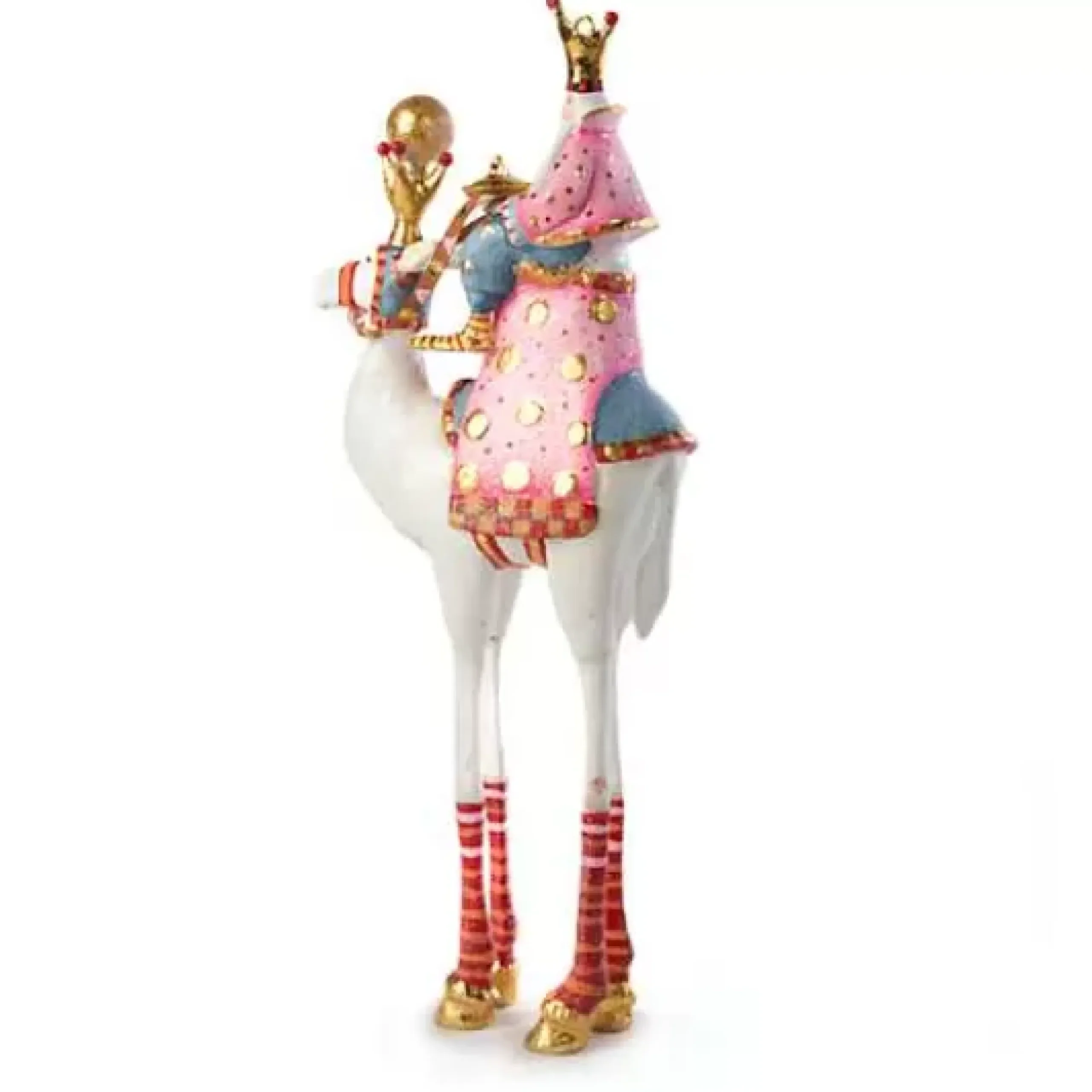 MacKenzie-Childs Patience Brewster Nativity Balthazar on Camel Ornament< Holiday