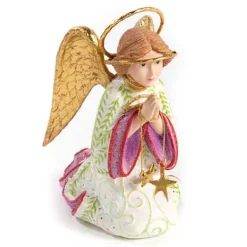 MacKenzie-Childs Patience Brewster Nativity Praying Angel Figure< Holiday|Room Accents