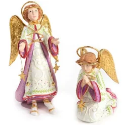 MacKenzie-Childs Patience Brewster Nativity Praying Angel Figure< Holiday|Room Accents