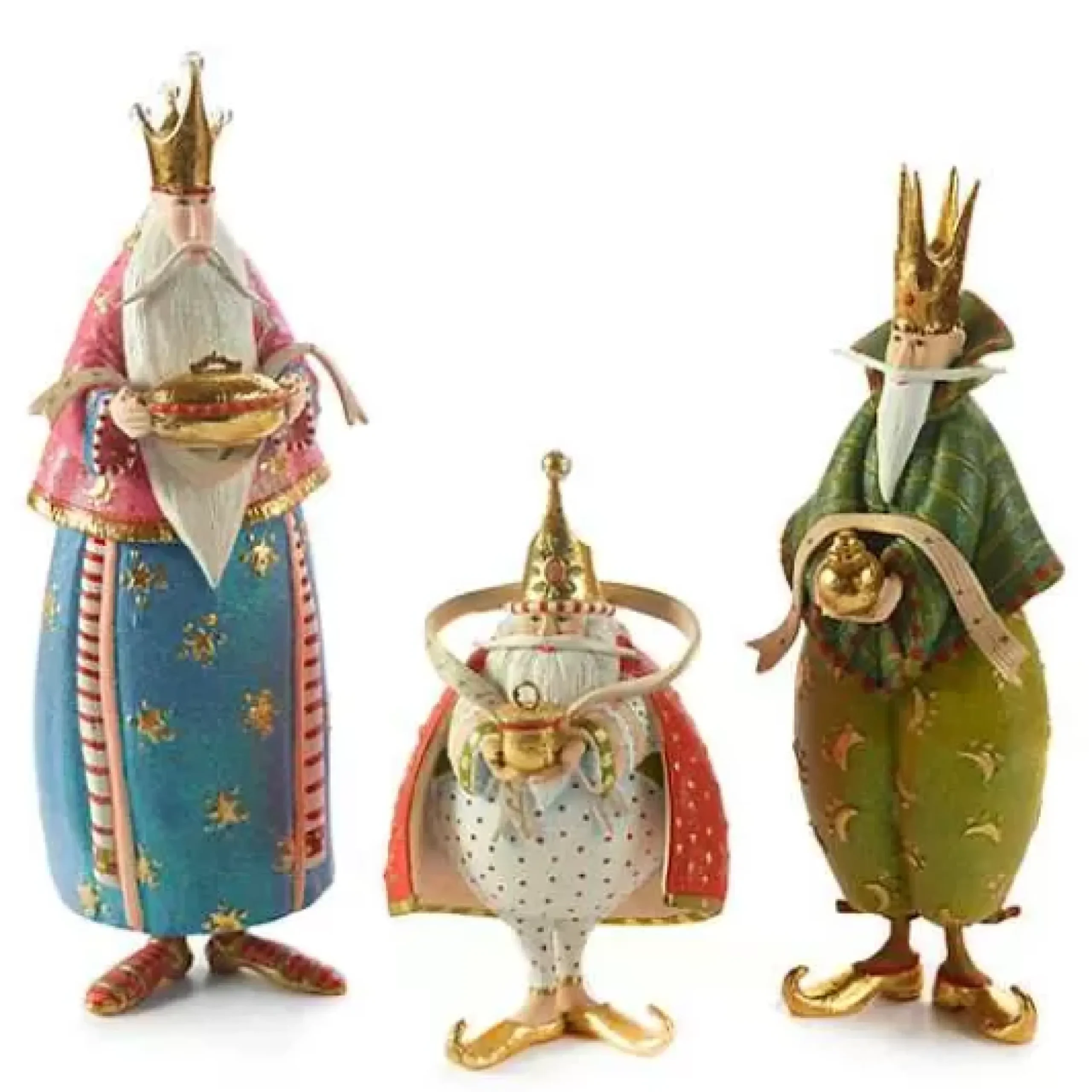 MacKenzie-Childs Patience Brewster Nativity Magi Figures< Holiday|Room Accents