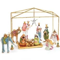 MacKenzie-Childs Patience Brewster Nativity Mini Figures Introductory Set< Holiday|Room Accents