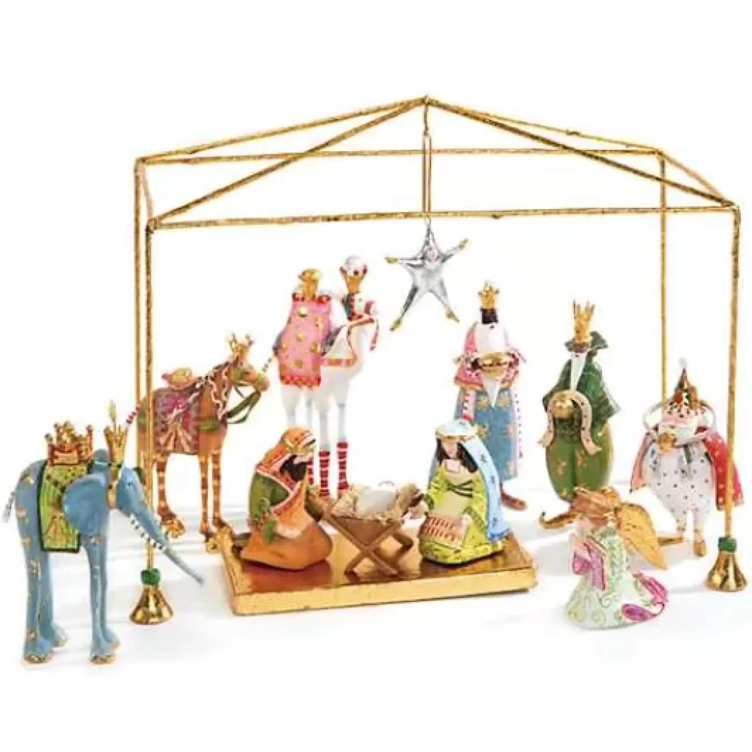 MacKenzie-Childs Patience Brewster Nativity Mini Figures Introductory Set< Holiday|Room Accents