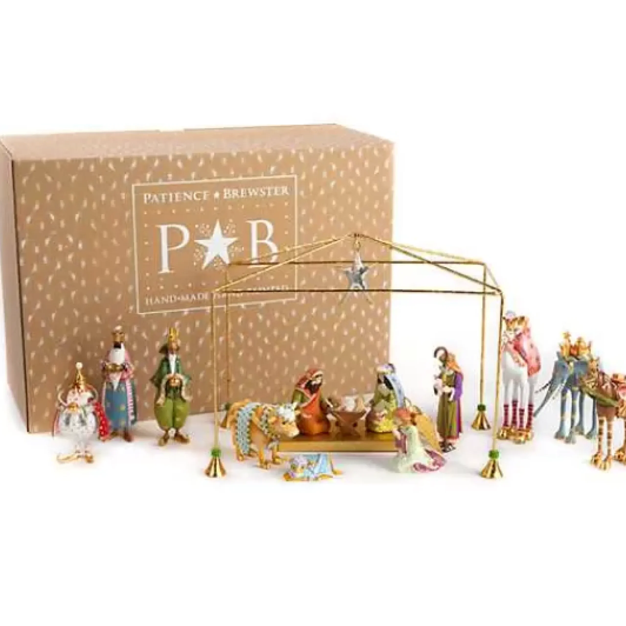 MacKenzie-Childs Patience Brewster Nativity Mini Figures Introductory Set< Holiday|Room Accents