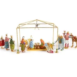 MacKenzie-Childs Patience Brewster Nativity Mini Figures Introductory Set< Holiday|Room Accents