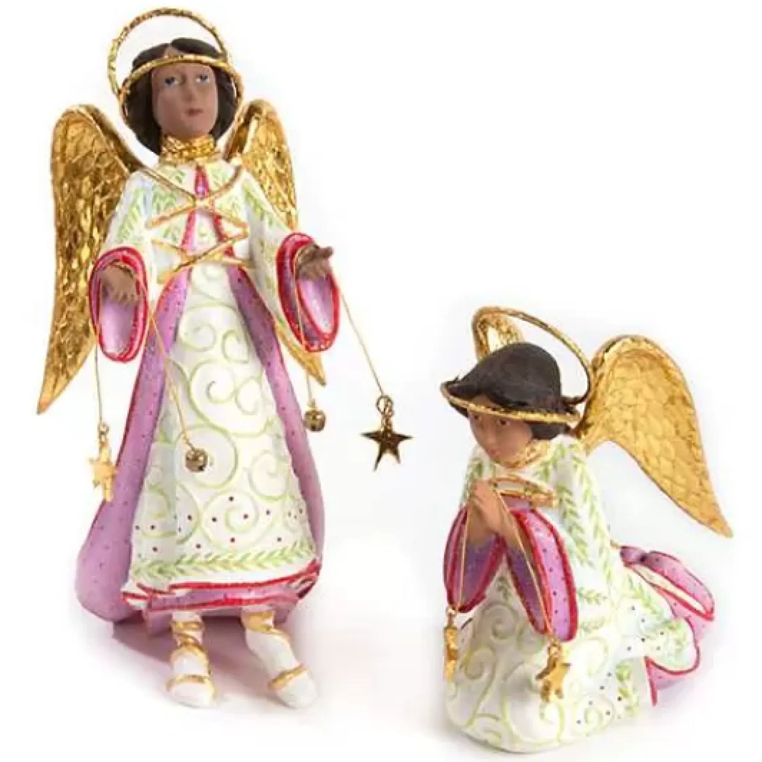 MacKenzie-Childs Patience Brewster Nativity World Praying Angel Figure< Holiday|Room Accents