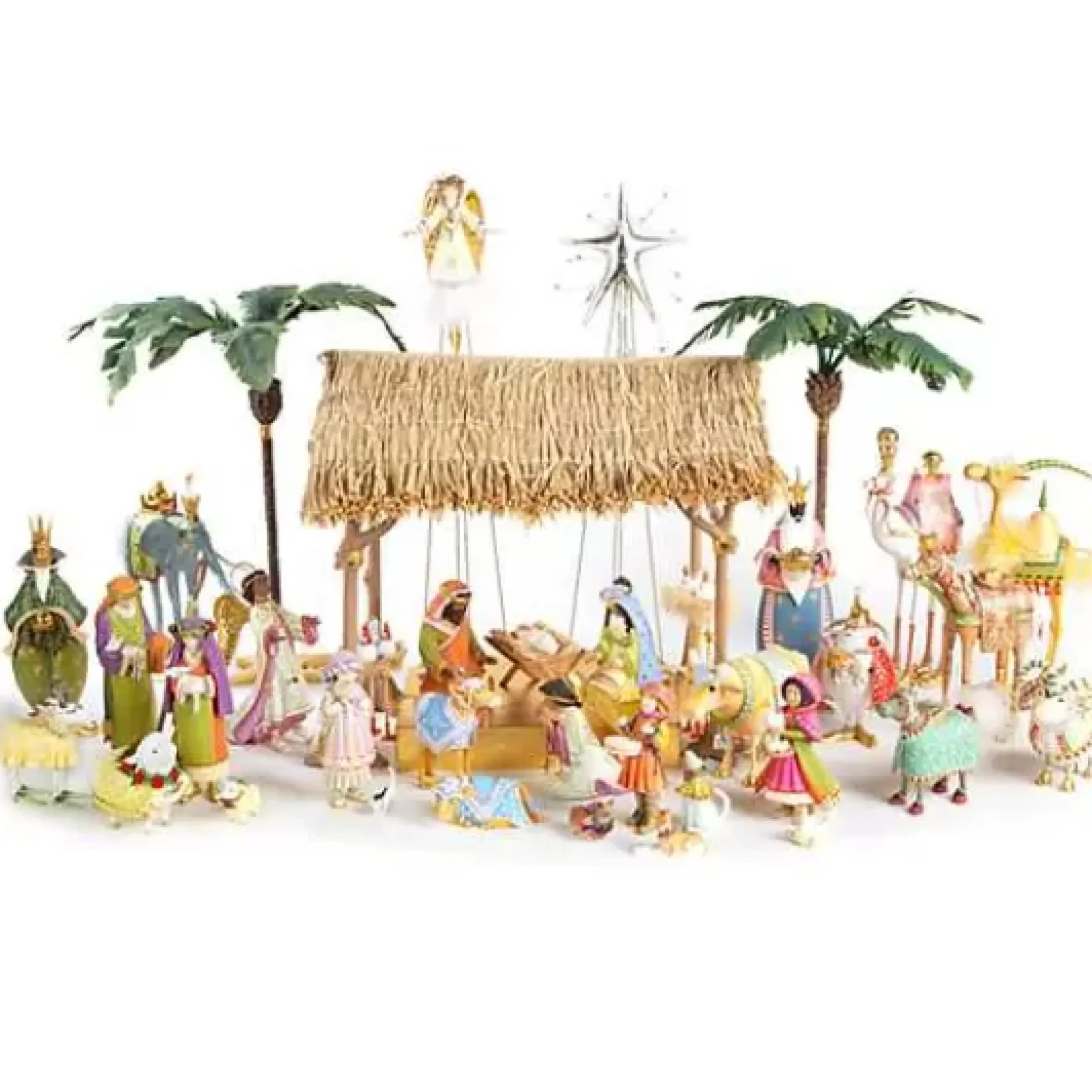 MacKenzie-Childs Patience Brewster Nativity World Praying Angel Figure< Holiday|Room Accents
