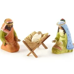 MacKenzie-Childs Patience Brewster Nativity World Holy Family Figures< Holiday|Room Accents