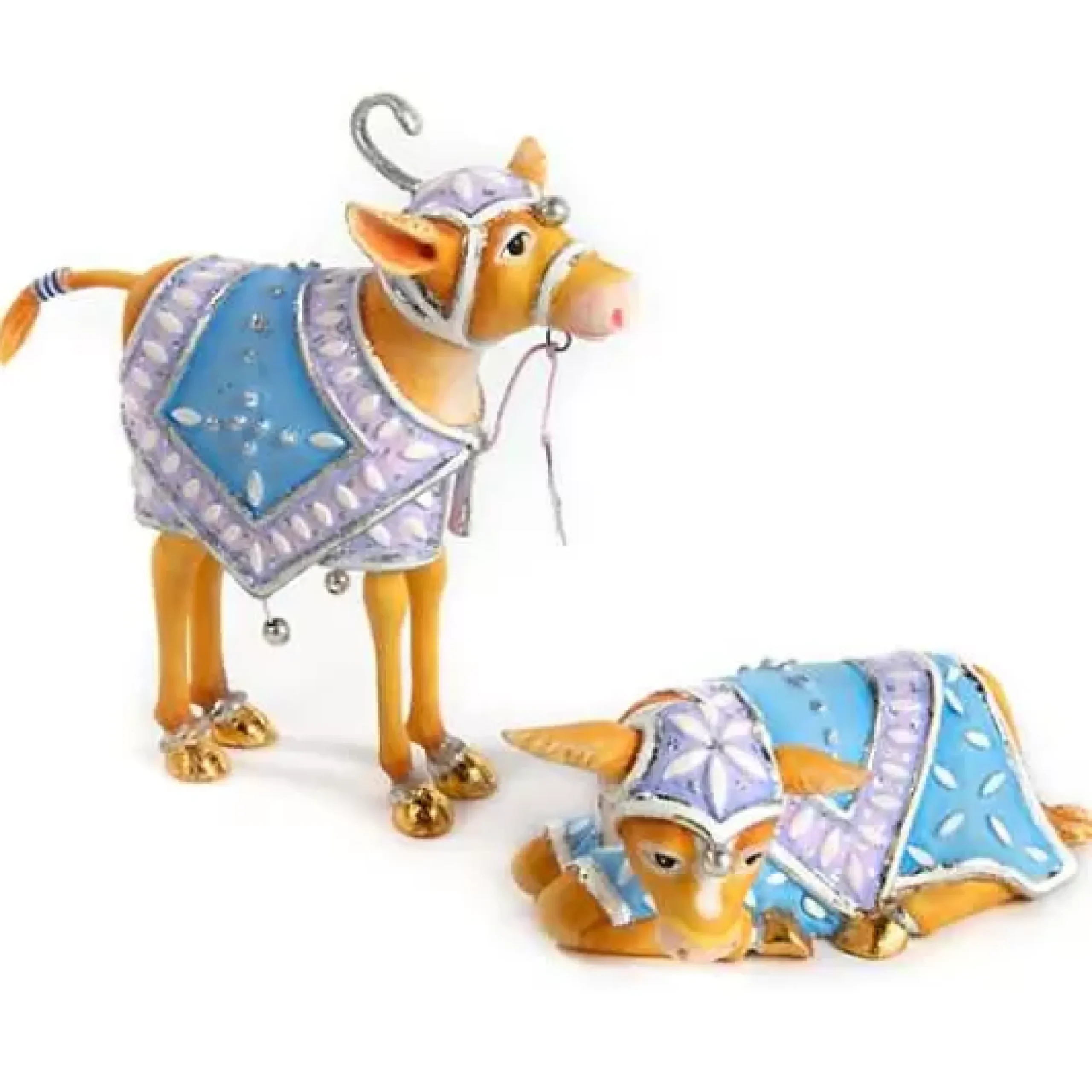 MacKenzie-Childs Patience Brewster Nativity Calf Figures< Holiday|Room Accents