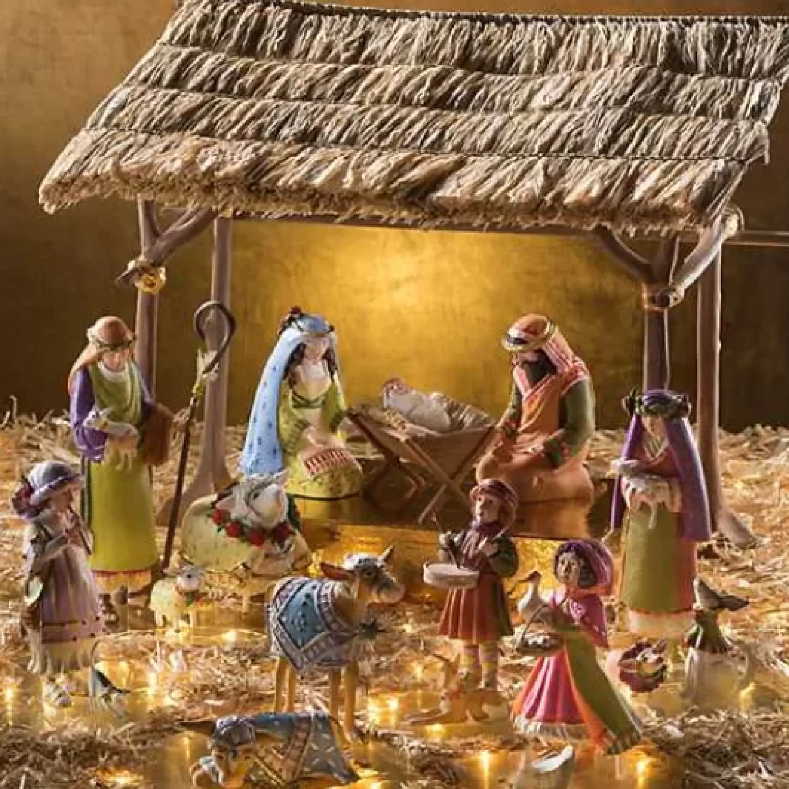 MacKenzie-Childs Patience Brewster Nativity Calf Figures< Holiday|Room Accents