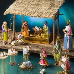 MacKenzie-Childs Patience Brewster Nativity Shelter< Holiday|Room Accents