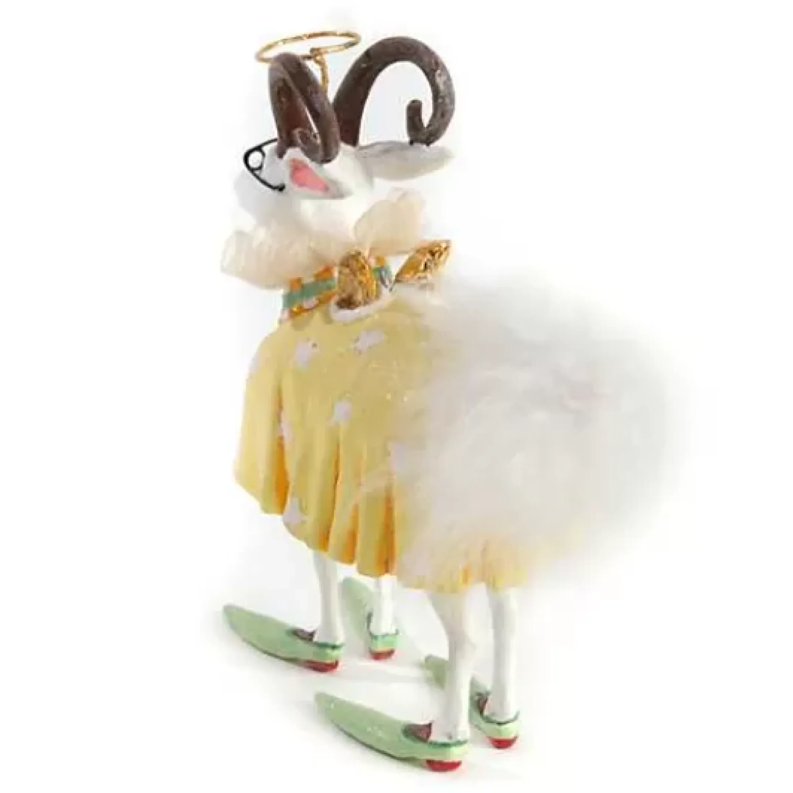 MacKenzie-Childs Patience Brewster Nativity Nanny Goat Ornament< Holiday
