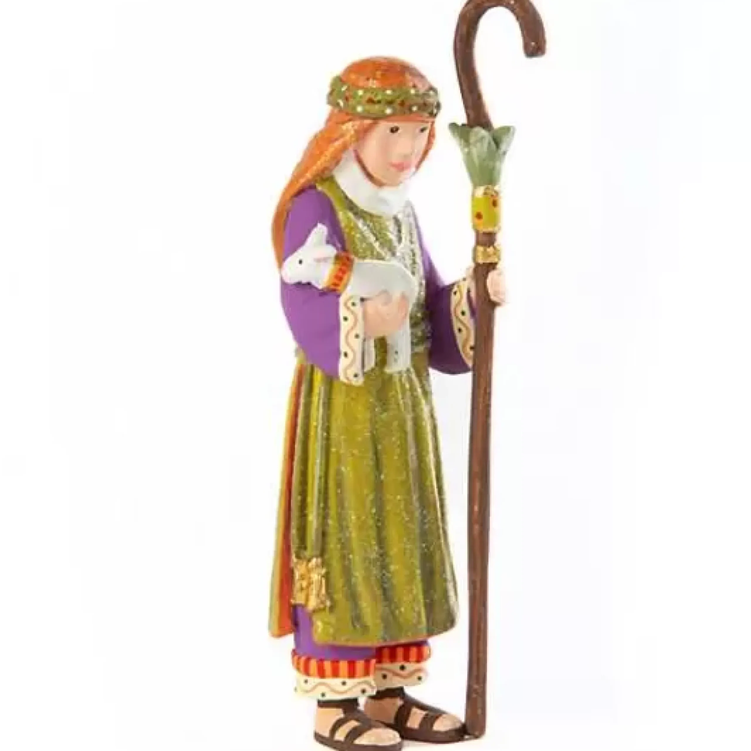 MacKenzie-Childs Patience Brewster Nativity Shepherd Mini Figure< Holiday|Room Accents