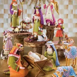 MacKenzie-Childs Patience Brewster Nativity Rejoicing Angel Figure< Holiday|Room Accents