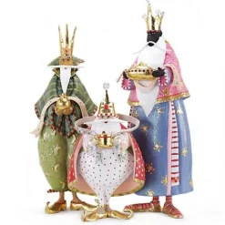 MacKenzie-Childs Patience Brewster Nativity World Magi Figures< Holiday|Room Accents