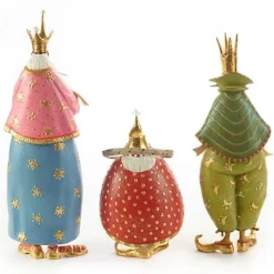 MacKenzie-Childs Patience Brewster Nativity World Magi Figures< Holiday|Room Accents