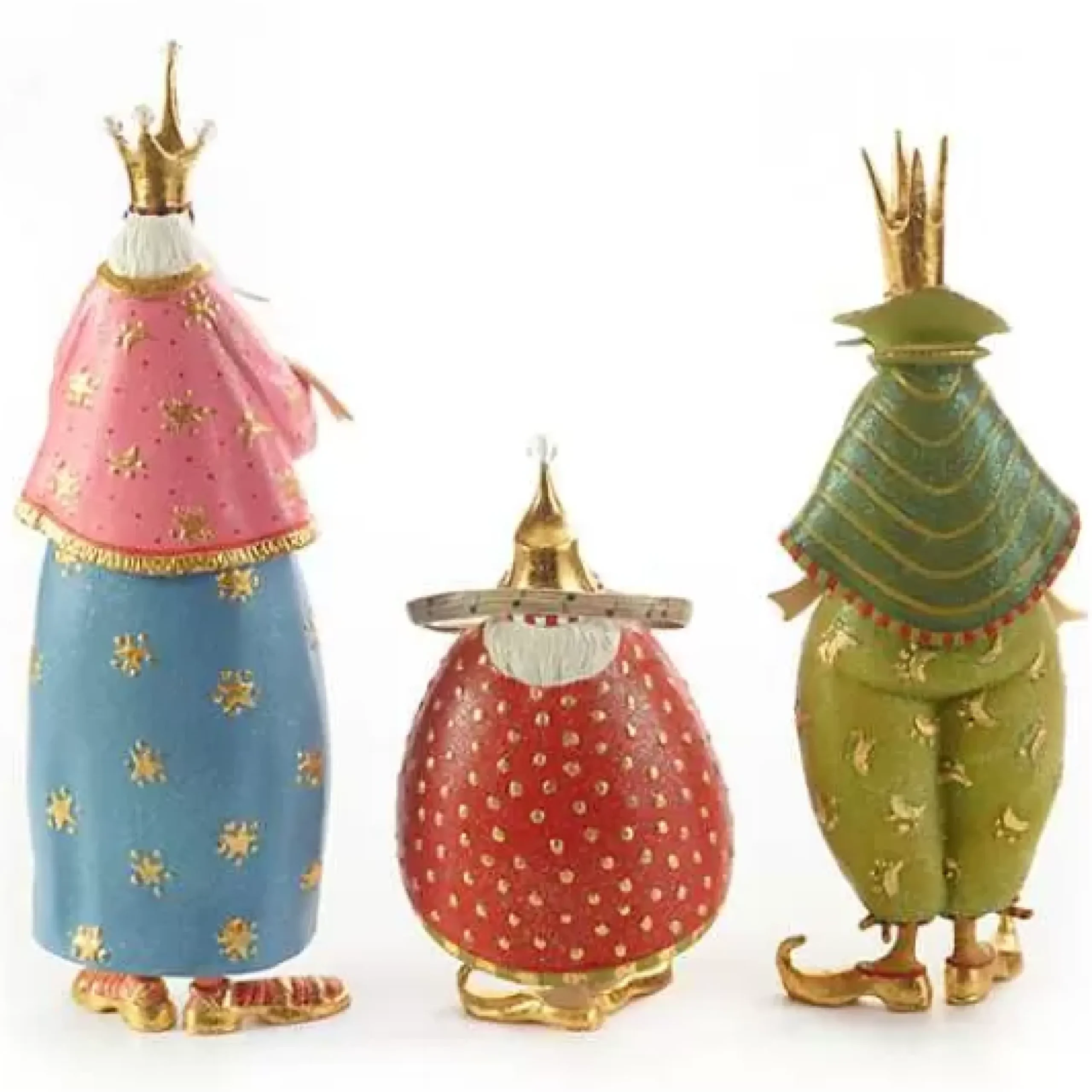 MacKenzie-Childs Patience Brewster Nativity World Magi Figures< Holiday|Room Accents