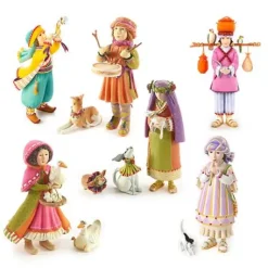 MacKenzie-Childs Patience Brewster Nativity Manger Figures Set< Holiday|Room Accents