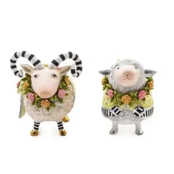 MacKenzie-Childs Patience Brewster Noah's Ark - Lydia Liam Lambs< Easter