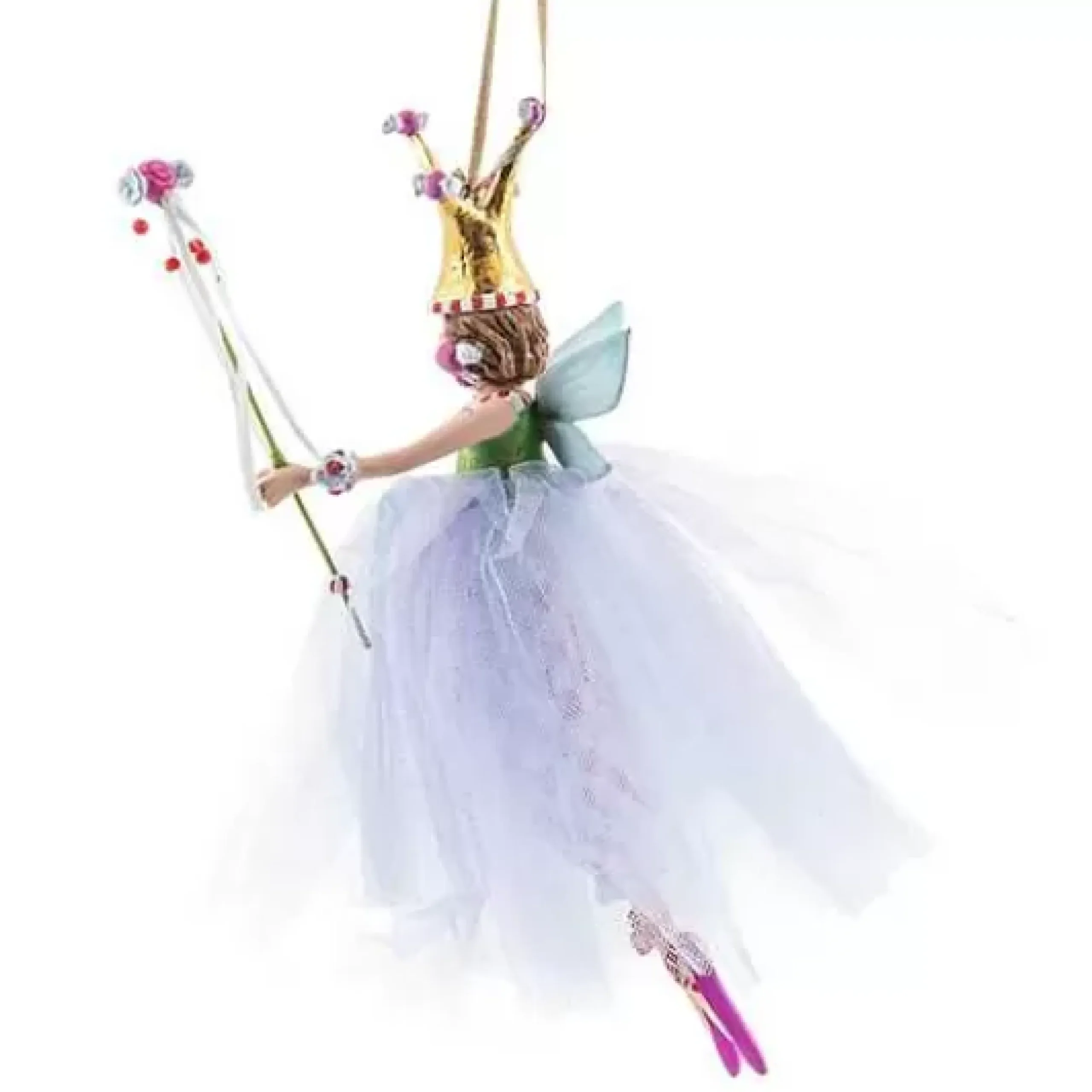 MacKenzie-Childs Patience Brewster Nutcracker Suite Sugarplum Fairy Ornament< Holiday