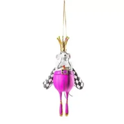 MacKenzie-Childs Patience Brewster Nutcracker Suite Mouse King Ornament< Holiday