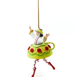 MacKenzie-Childs Patience Brewster Nutcracker Suite Chinese Teacup Ornament< Holiday