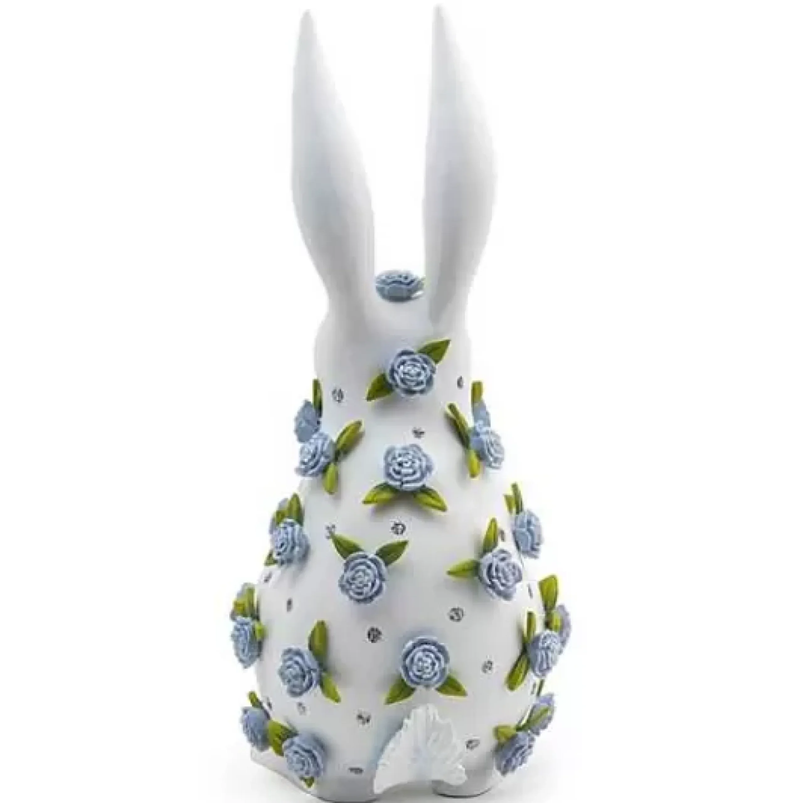 MacKenzie-Childs Patience Brewster Periwinkle Peony Standing Rabbit< Easter|Spring