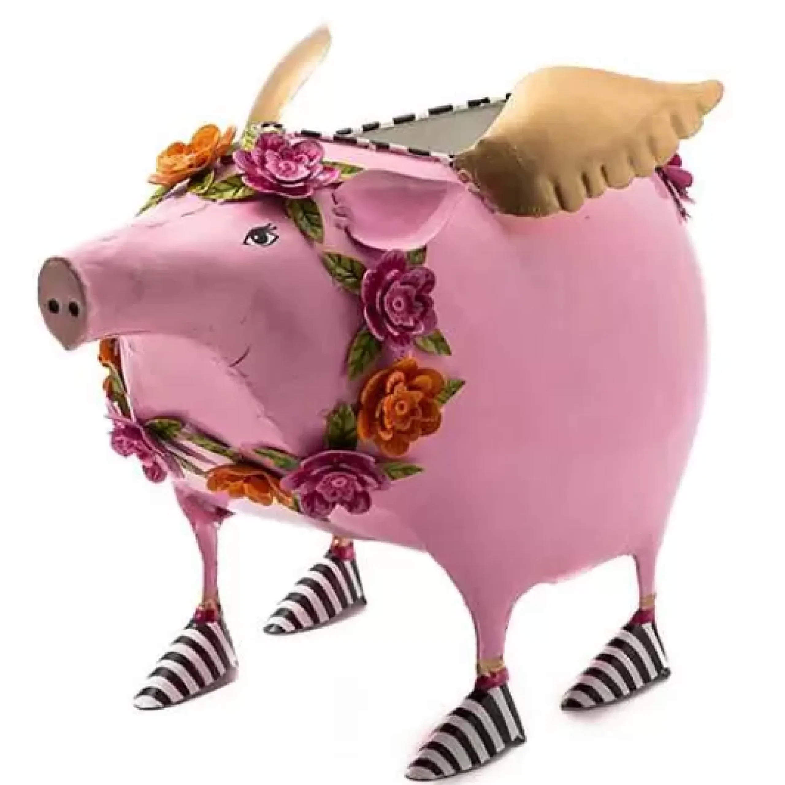 MacKenzie-Childs Patience Brewster Portia Pig Planter< Spring|Greenery & Florals