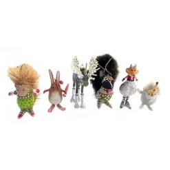 MacKenzie-Childs Patience Brewster Woodland Mini Ornament Set< Holiday