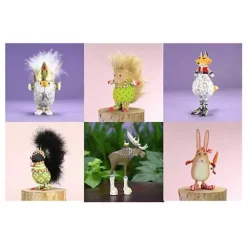MacKenzie-Childs Patience Brewster Woodland Mini Ornament Set< Holiday