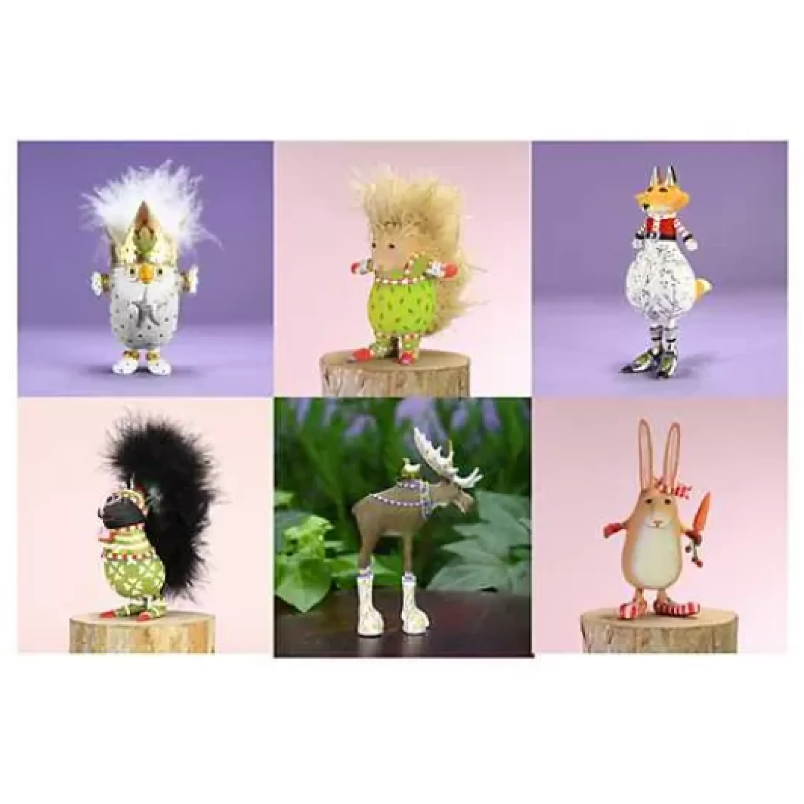 MacKenzie-Childs Patience Brewster Woodland Mini Ornament Set< Holiday
