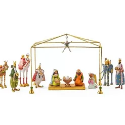MacKenzie-Childs Patience Brewster World Edition Mini Nativity Introductory Set< Holiday