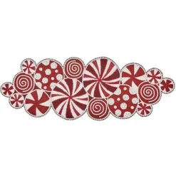 MacKenzie-Childs Peppermint Beaded Runner< Table Accessories|Kitchen & Table Linens
