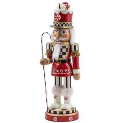 MacKenzie-Childs Peppermint Nutcracker< Holiday|Room Accents