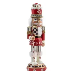 MacKenzie-Childs Peppermint Nutcracker< Holiday|Room Accents