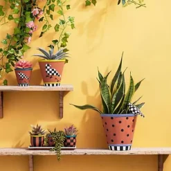 MacKenzie-Childs Persephone Large Pot< Outdoor|Room Accents