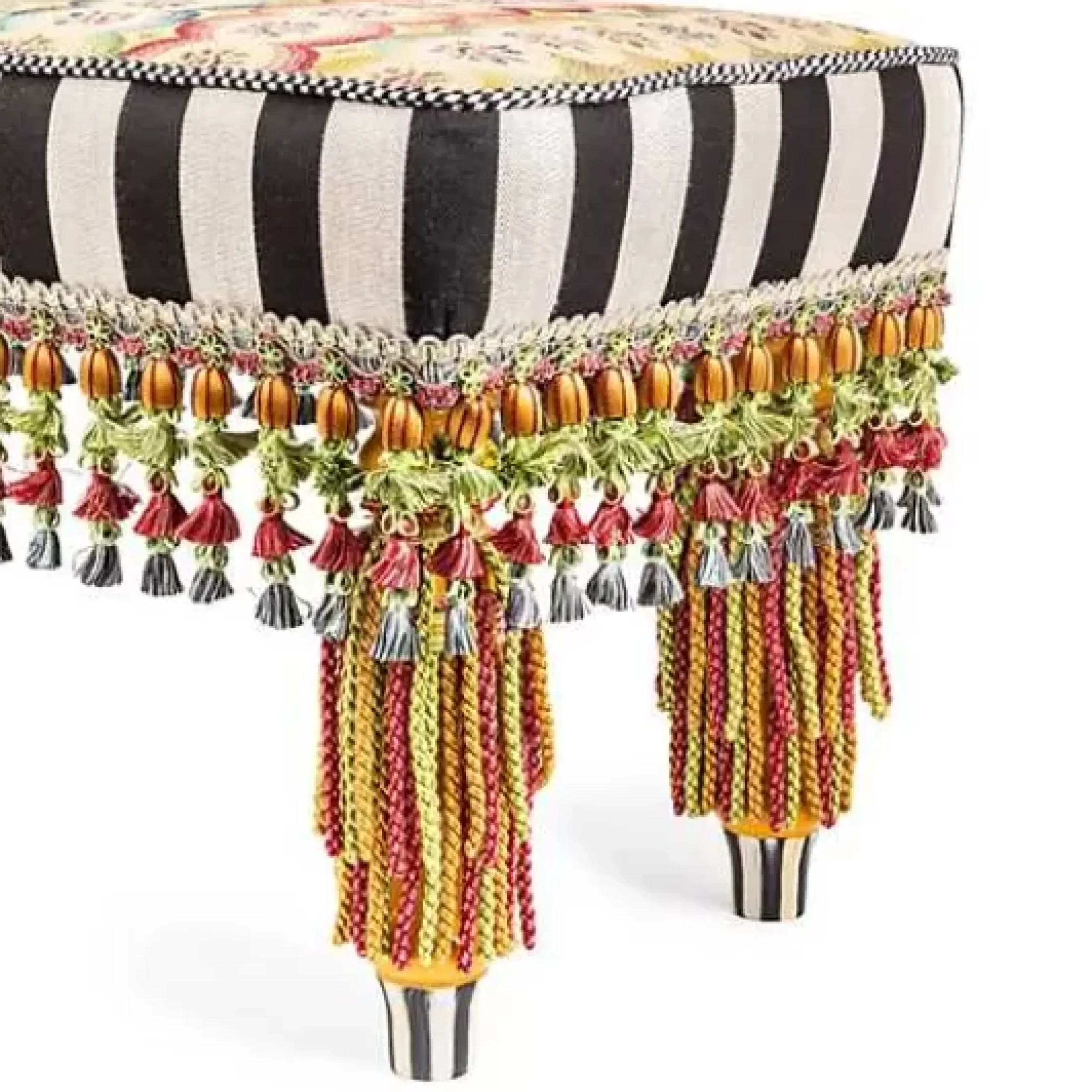 MacKenzie-Childs Piccadilly 4' Bench< Entryway Furniture