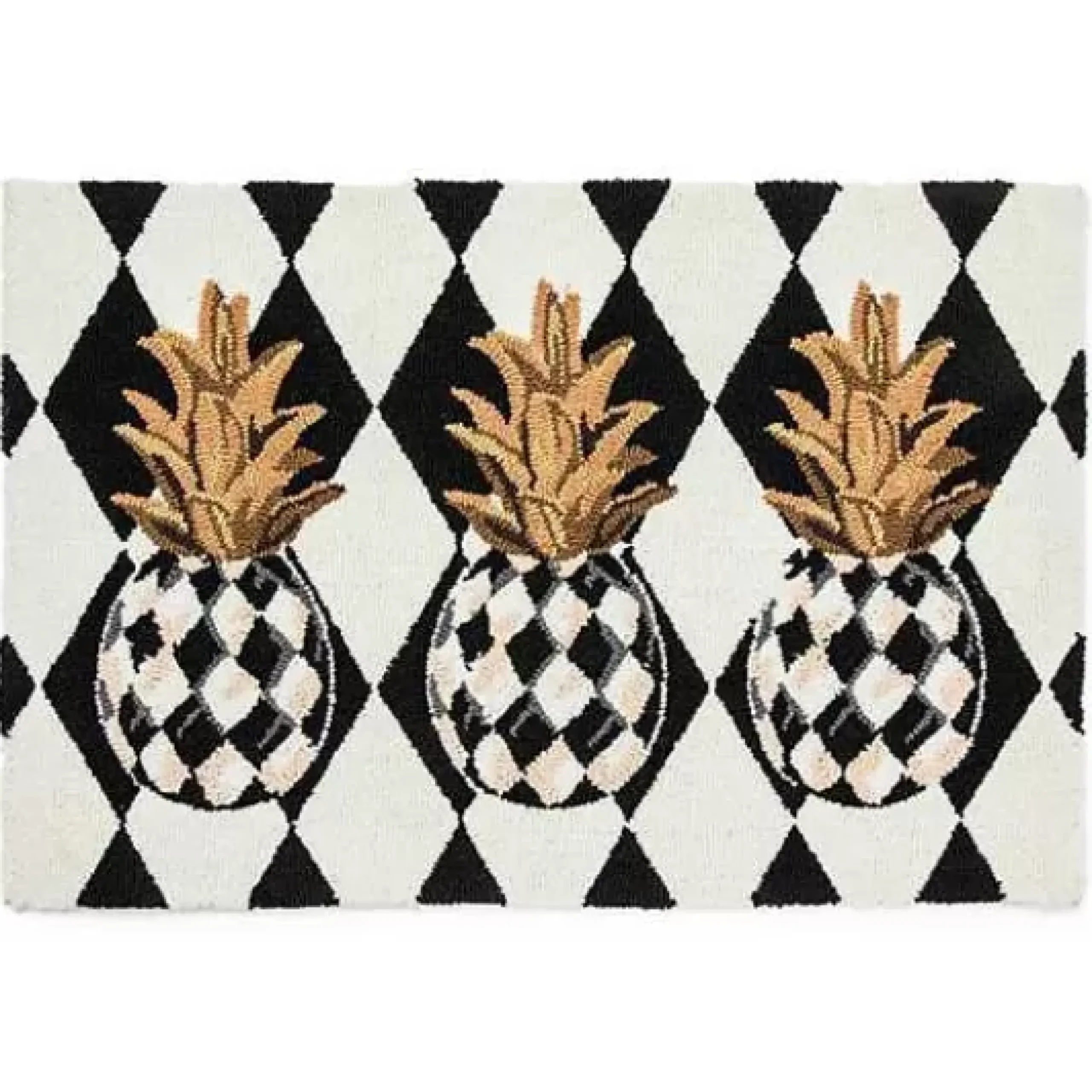 MacKenzie-Childs Pineapple 2' x 3' Rug< Rugs