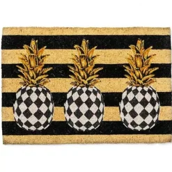 MacKenzie-Childs Pineapple Entrance Mat< Outdoor|Rugs