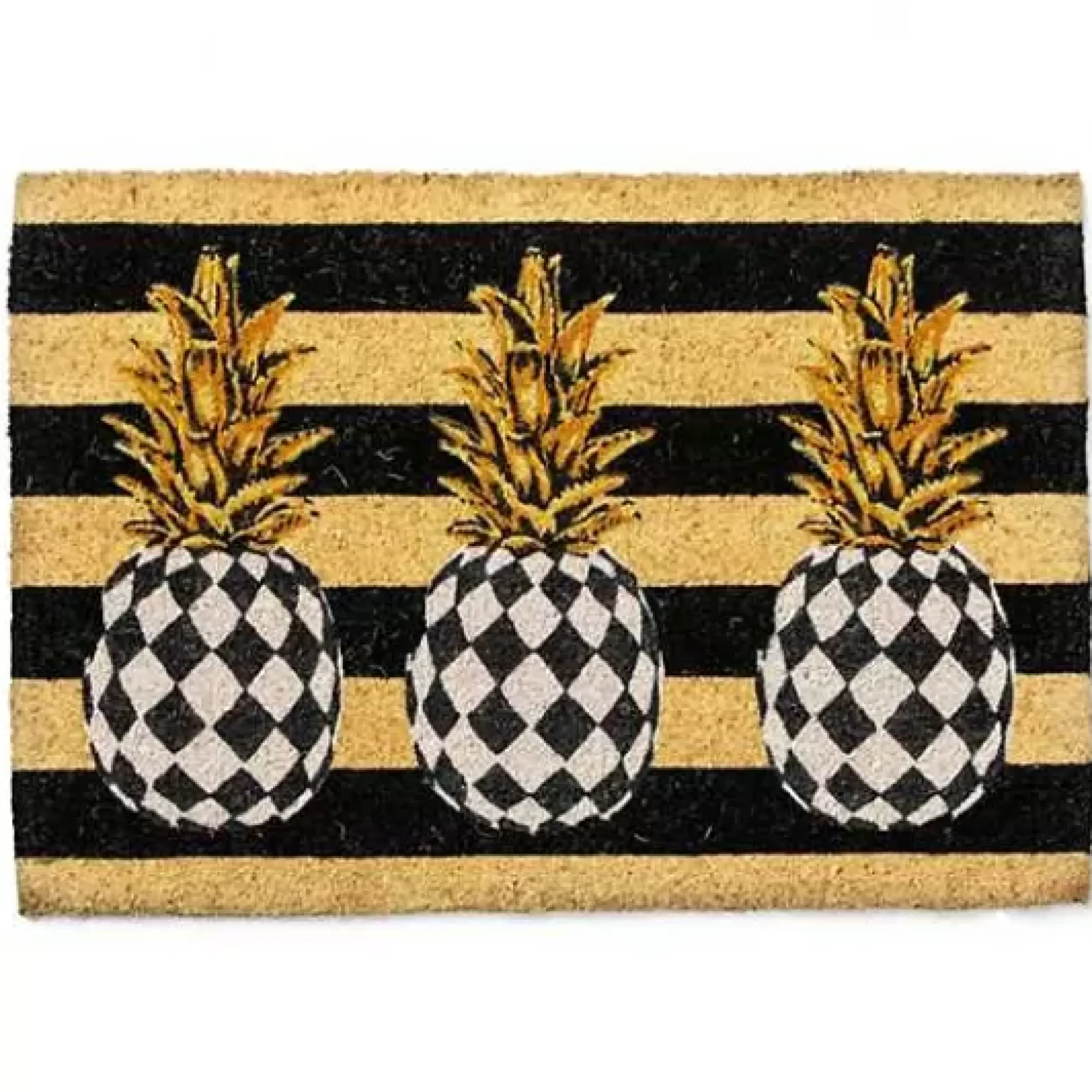 MacKenzie-Childs Pineapple Entrance Mat< Outdoor|Rugs