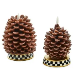MacKenzie-Childs Pinecone Tall Flameless Candle< The Fall Shop|Candles & Fragrances